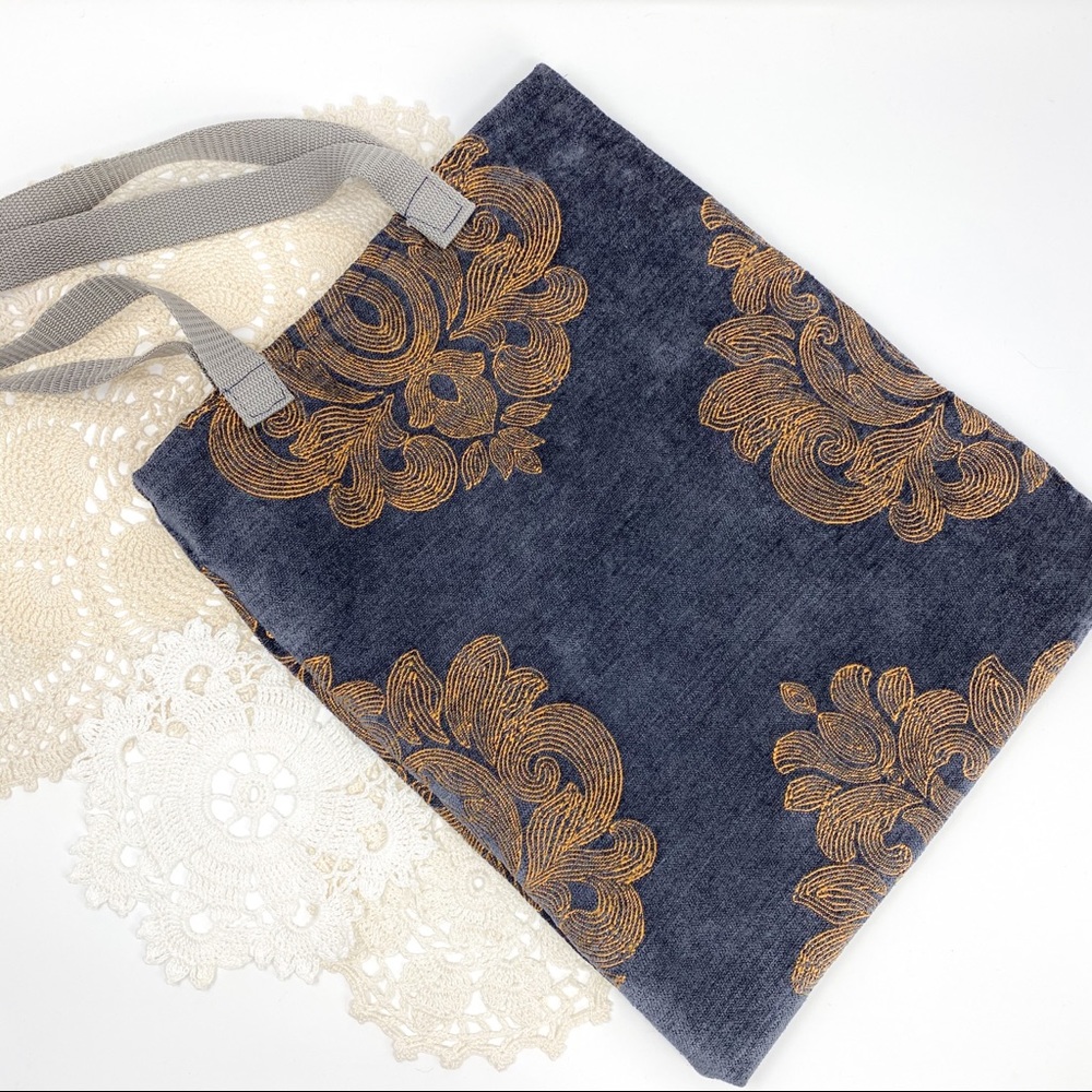 Vintage Mandala Fabric Shoulder Tote Bag